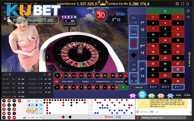Roulette là một sản phẩm cá cược nổi tiếng trong thị trường giải trí số